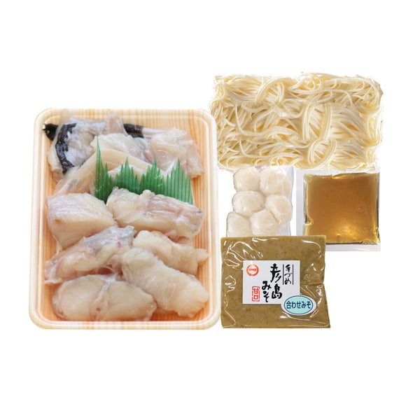 【お歳暮熨斗】関とら本店　あんこう鍋うどんセット