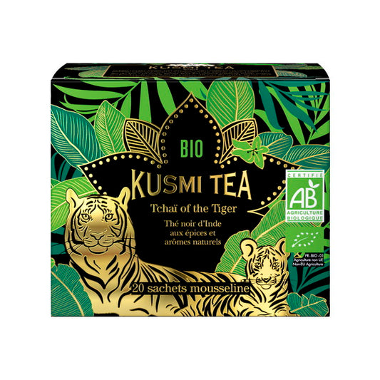 KUSMI TEA チャイ オブ ザ タイガー 20ティーバッグ 2個セット