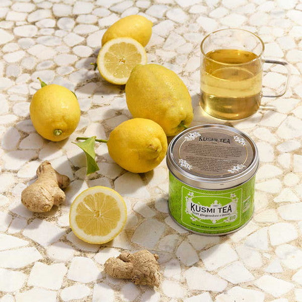 KUSMI TEA グリーンジンジャーレモン 20ティーバッグ 2個セット