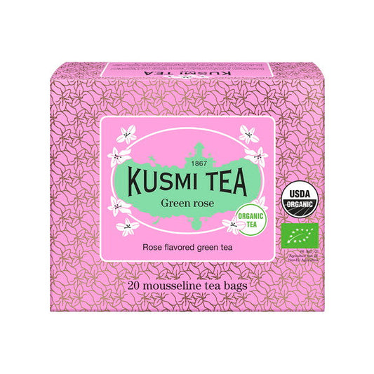 KUSMI TEA グリーンローズ 20ティーバッグ 2個セット