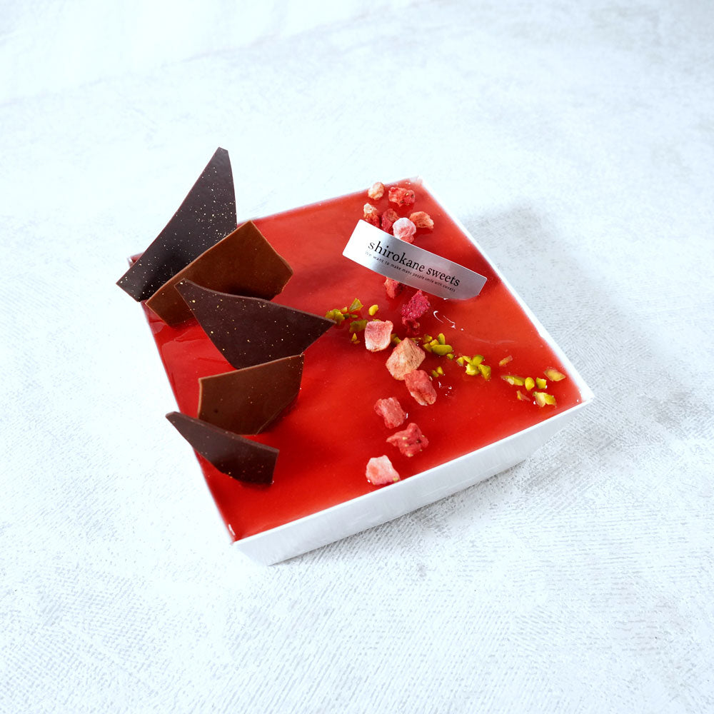 【ギフトカード】白金スイーツ スクエアスイーツボックス 白金ミロワール フランボワーズ（簡易パッケージ）