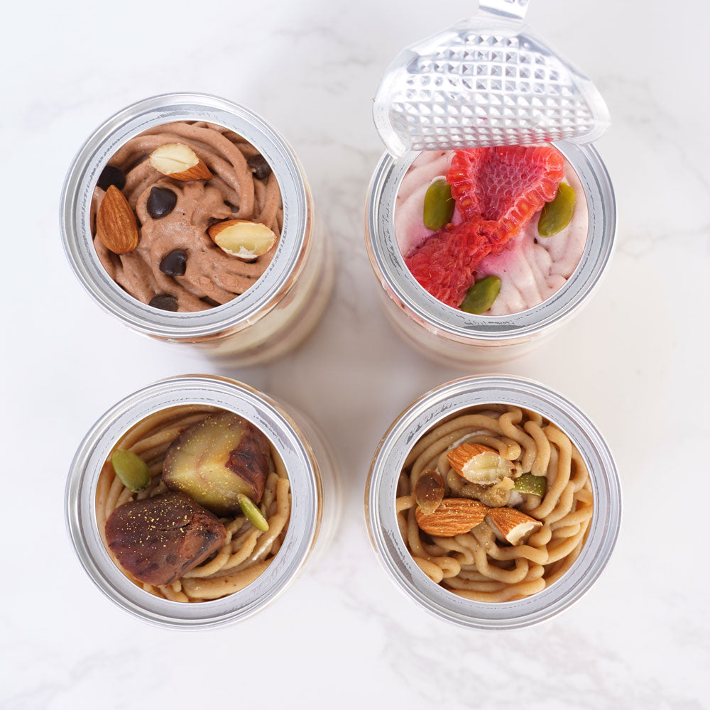 【ギフトカード】白金スイーツ 白金モンブラン(mix）4種アソート4個セット