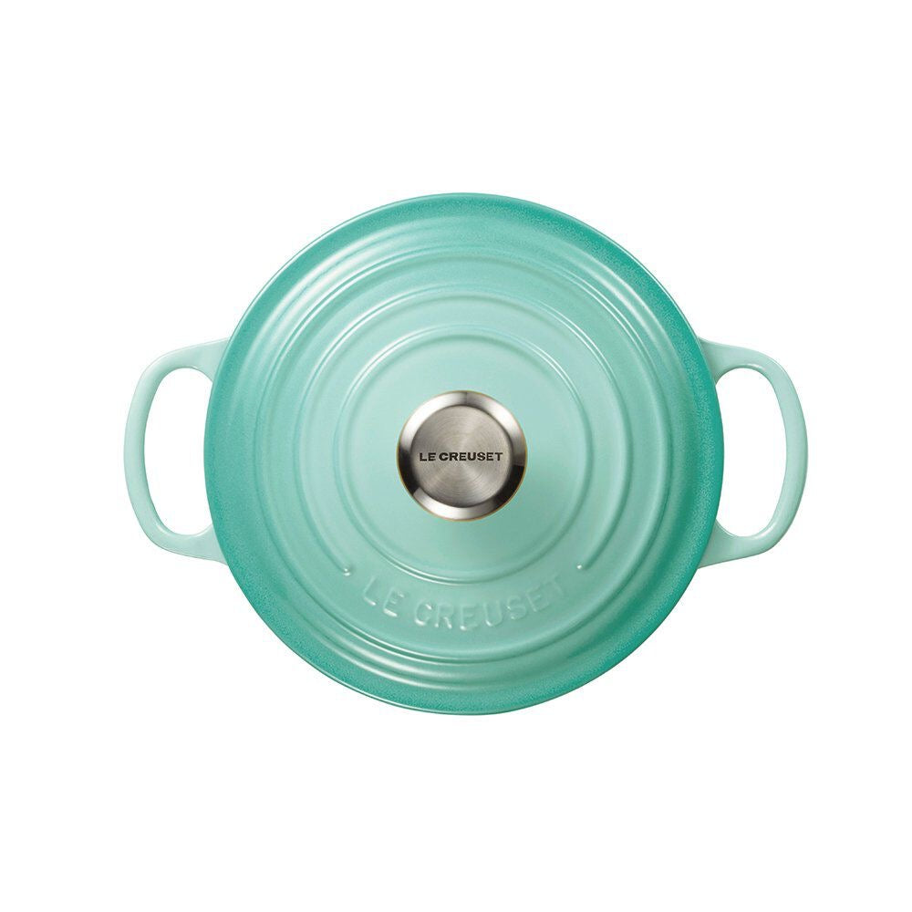 【ギフトカード】ル・クルーゼ シグニチャーココット・ロンド　18cm(クールミント)