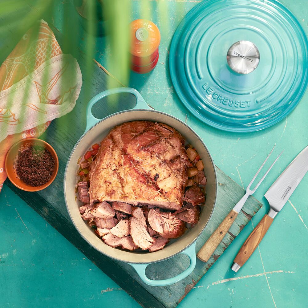 【ギフトカード】ル・クルーゼ シグニチャーココット・ロンド　20cm　(クールミント)