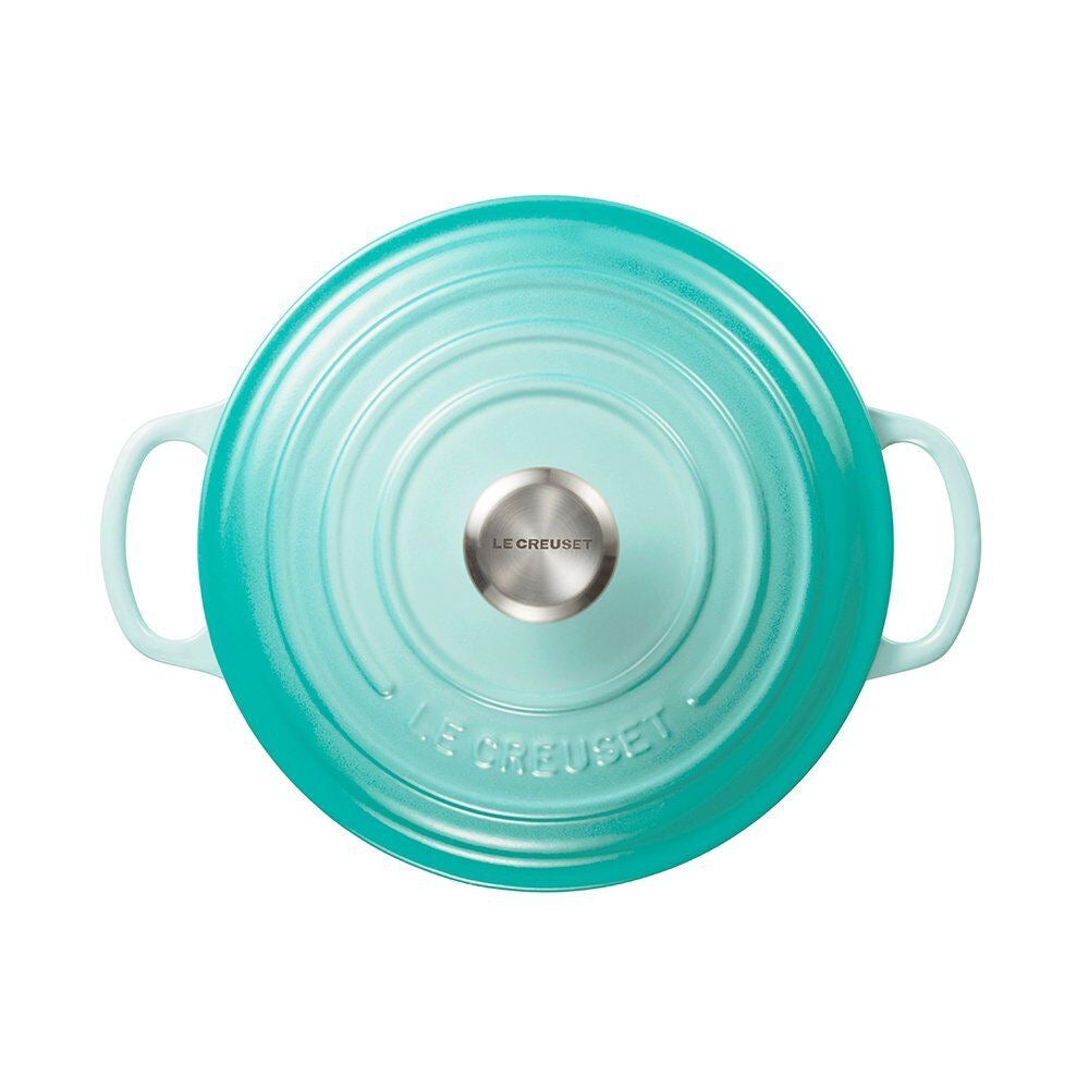 【ギフトカード】ル・クルーゼ シグニチャーココット・ロンド　20cm　(クールミント)