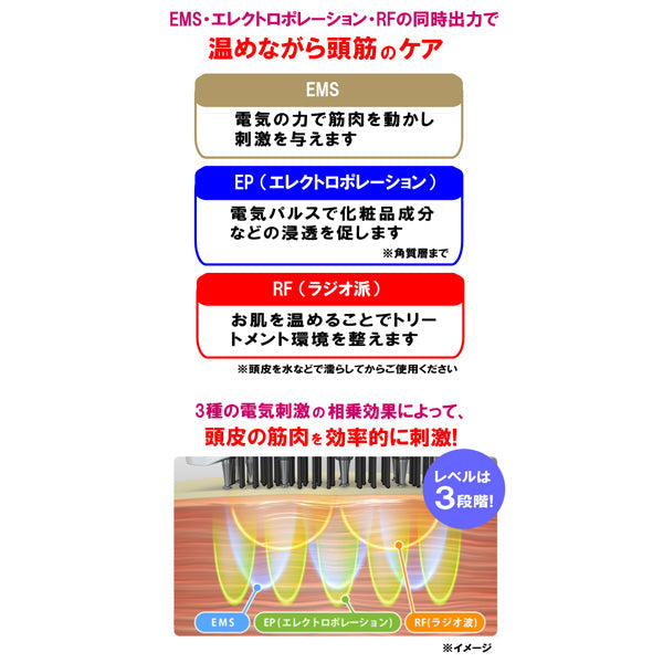 アデランス　DoRAISE(ドゥライズ)電気リフトブラシ(EMS美顔器)