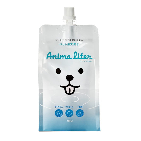 ペットの健康を考えて生まれたペット用天然水 アニマリットル 500ml 18個（1ケース）