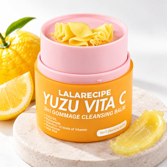 LALARECIPE ゆずビタC 3in1 ゴマージュクレンジングバーム 50ml