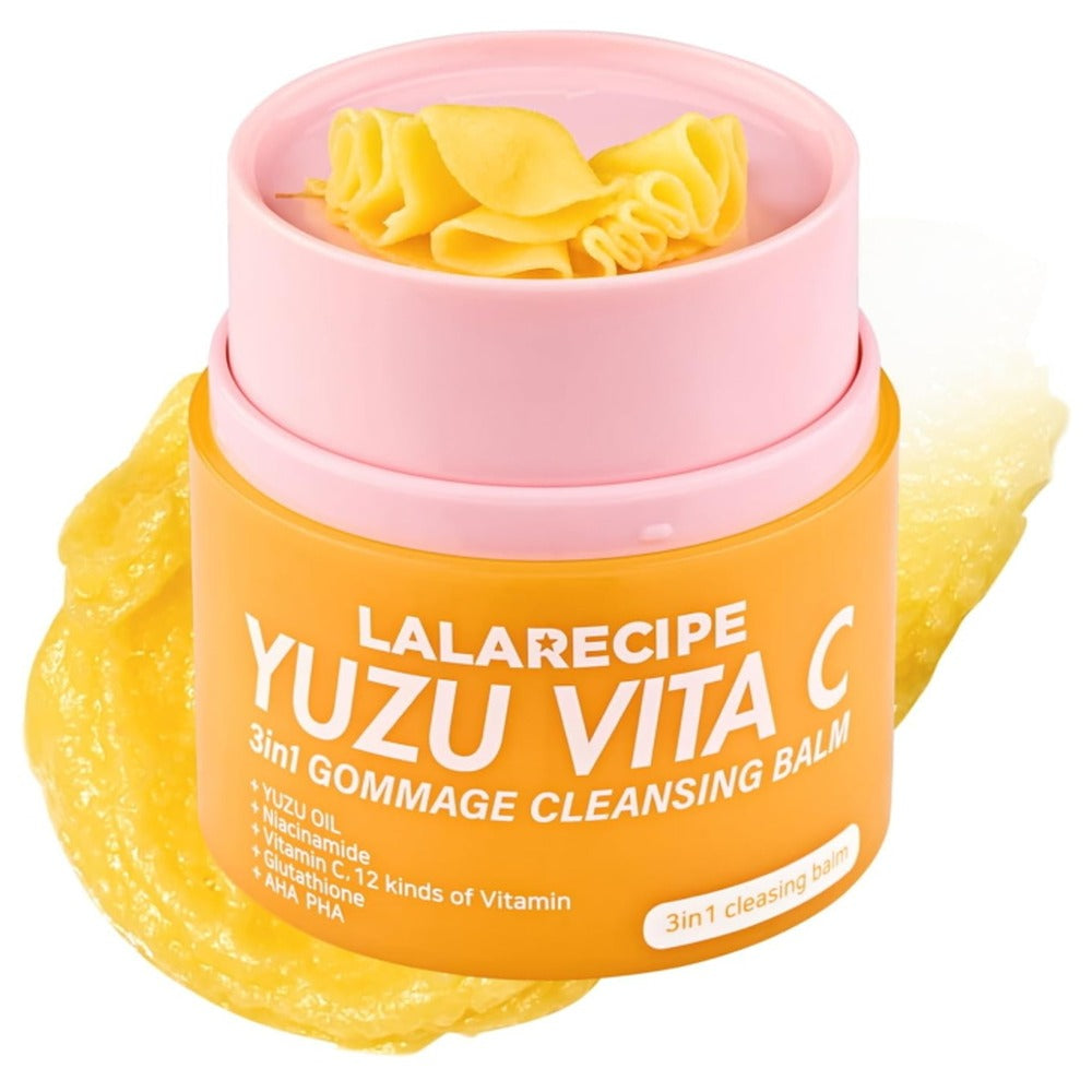LALARECIPE ゆずビタC 3in1 ゴマージュクレンジングバーム 50ml