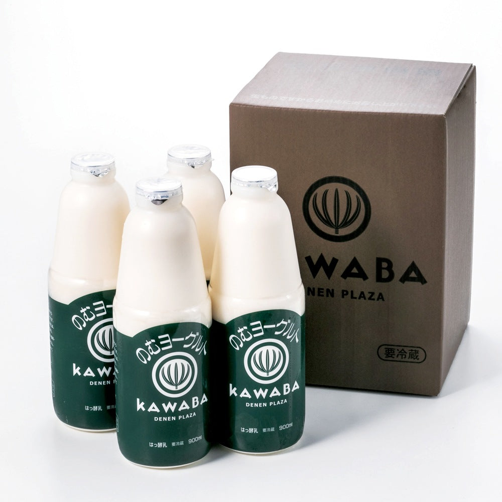 【ギフトカード】KAWABA YOGURT 川場のむヨーグルト900ml 4本セット