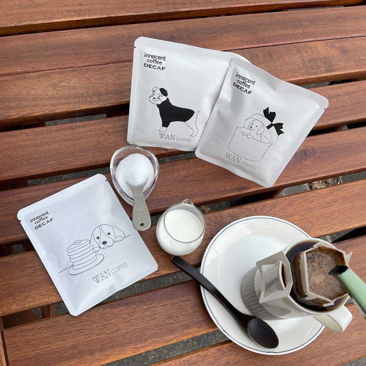 【ギフトカード】デカフェコーヒー専門　イノセントコーヒー　WAN coffeeドリップバッグセット 10pc