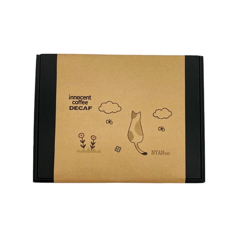 【ギフトカード】デカフェ専門イノセントコーヒー　NYAN coffeeドリップバッグセット（猫10Pセット）