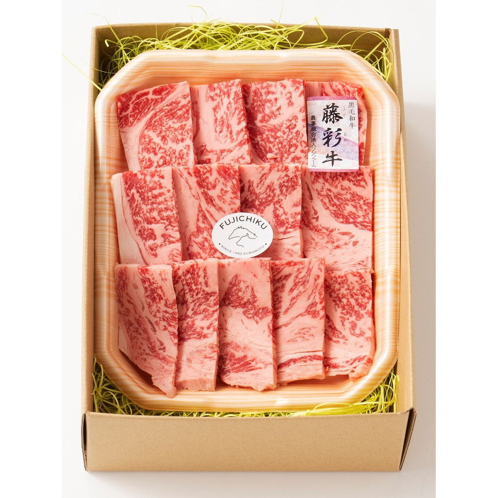 熊本 「フジチク」 藤彩牛ロース焼肉用　ロース焼肉用500g