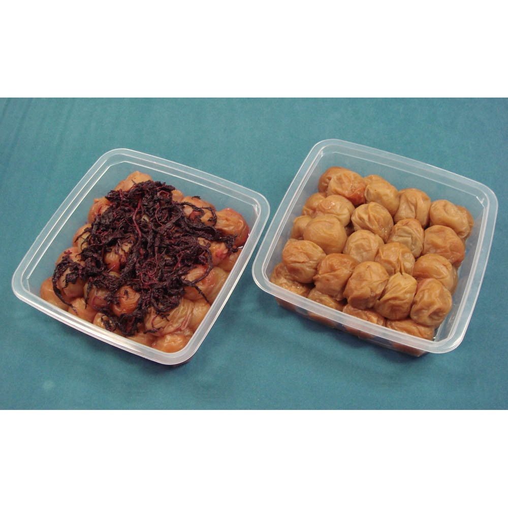 【母の日ギフト】和歌山　紀州南高梅　つぶれ梅　うす塩味（塩分6%）×1kg、しそ風味（塩分6%）×1kg