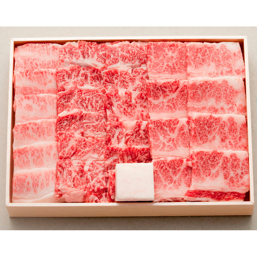 三重　松阪牛バラ焼肉用(600g)　　バラ焼肉用600g／A4等級以上／証明書付き