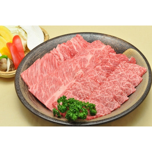 山形　創業大正12年「米沢牛 黄木」　米沢牛焼肉用　肩ロース230g、肩200g