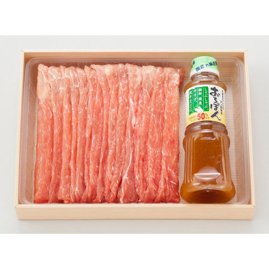 三重　さくらポーク　しゃぶしゃぶ＆ポン酢セット（モモしゃぶしゃぶ用300g　等）