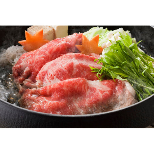 【母の日ギフト】三重　伊賀牛ウデバラすき焼き用(500g)／証明書付き