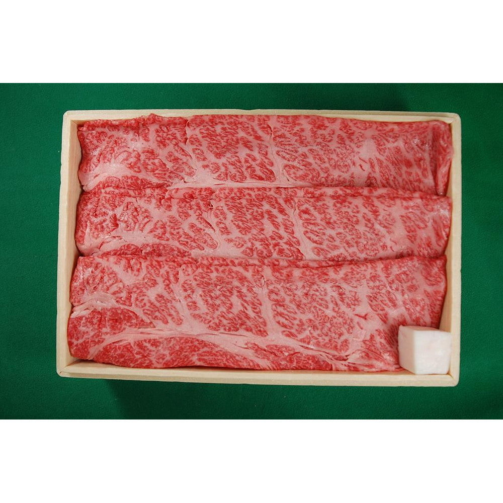 【母の日ギフト】創業明治2年　「京都モリタ屋」　国産黒毛和牛肩ロースすきやき用450g
