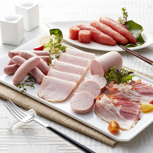 【お歳暮熨斗】兵庫　三田屋総本家ハムと明太子