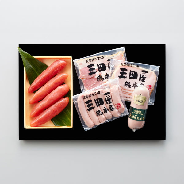 【お歳暮熨斗】兵庫　三田屋総本家ハムと明太子