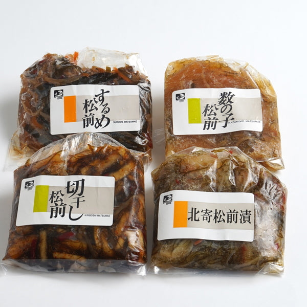 【お歳暮熨斗】松前漬4種セット