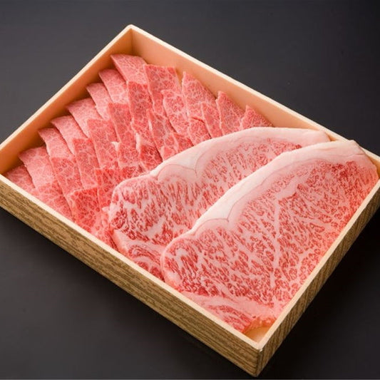 大分 豊後牛 サーロインステーキ&焼(サーロインステーキ 200g×2枚、バラ焼肉500g)