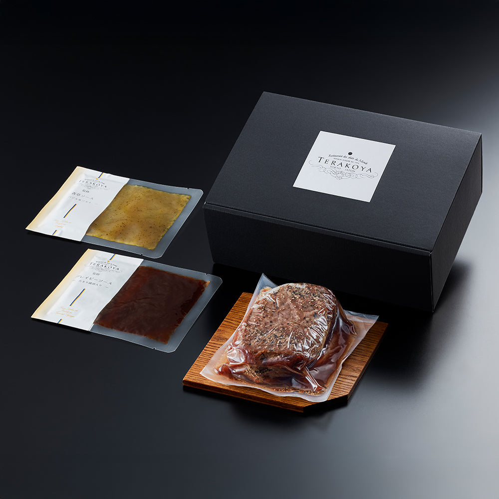 【ギフトカード】東京小金井「TERAKOYA」監修 2種のソースで味わうローストビーフ300g