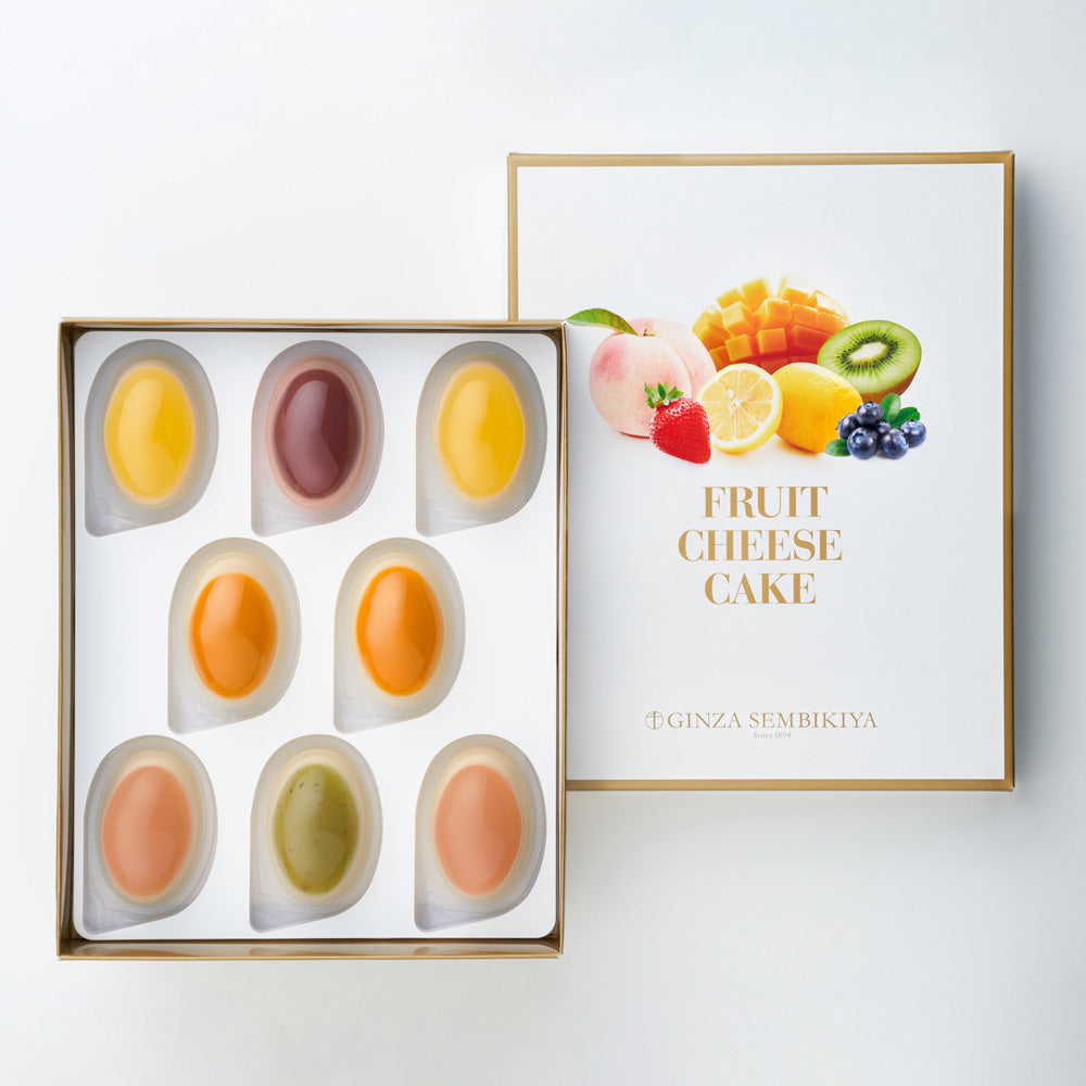 【ギフトカード】「銀座千疋屋」 銀座フルーツチーズケーキ(8個入り)