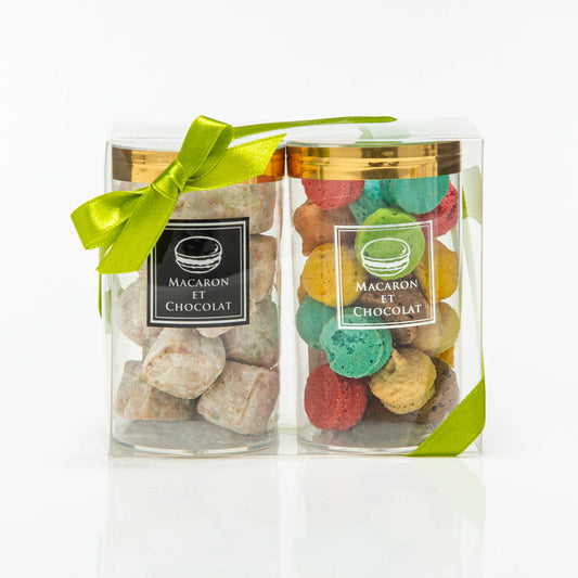 【ギフトカード】東京 「マカロン・エ・ショコラ」 2種セット（キューブ・ド・ネージュ&マカロンボーロ）