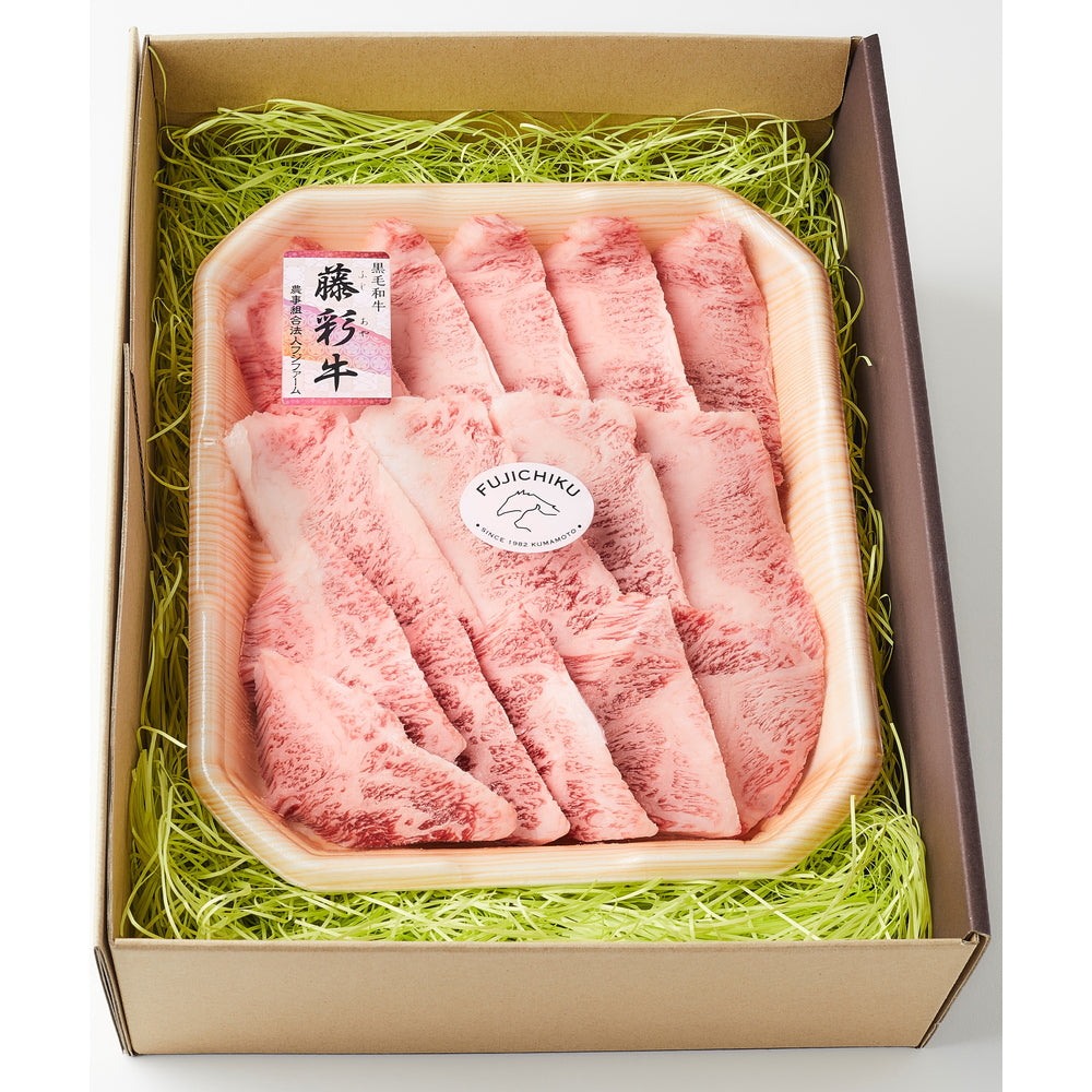 【ギフトカード】熊本 「フジチク」 藤彩牛 バラ焼肉用