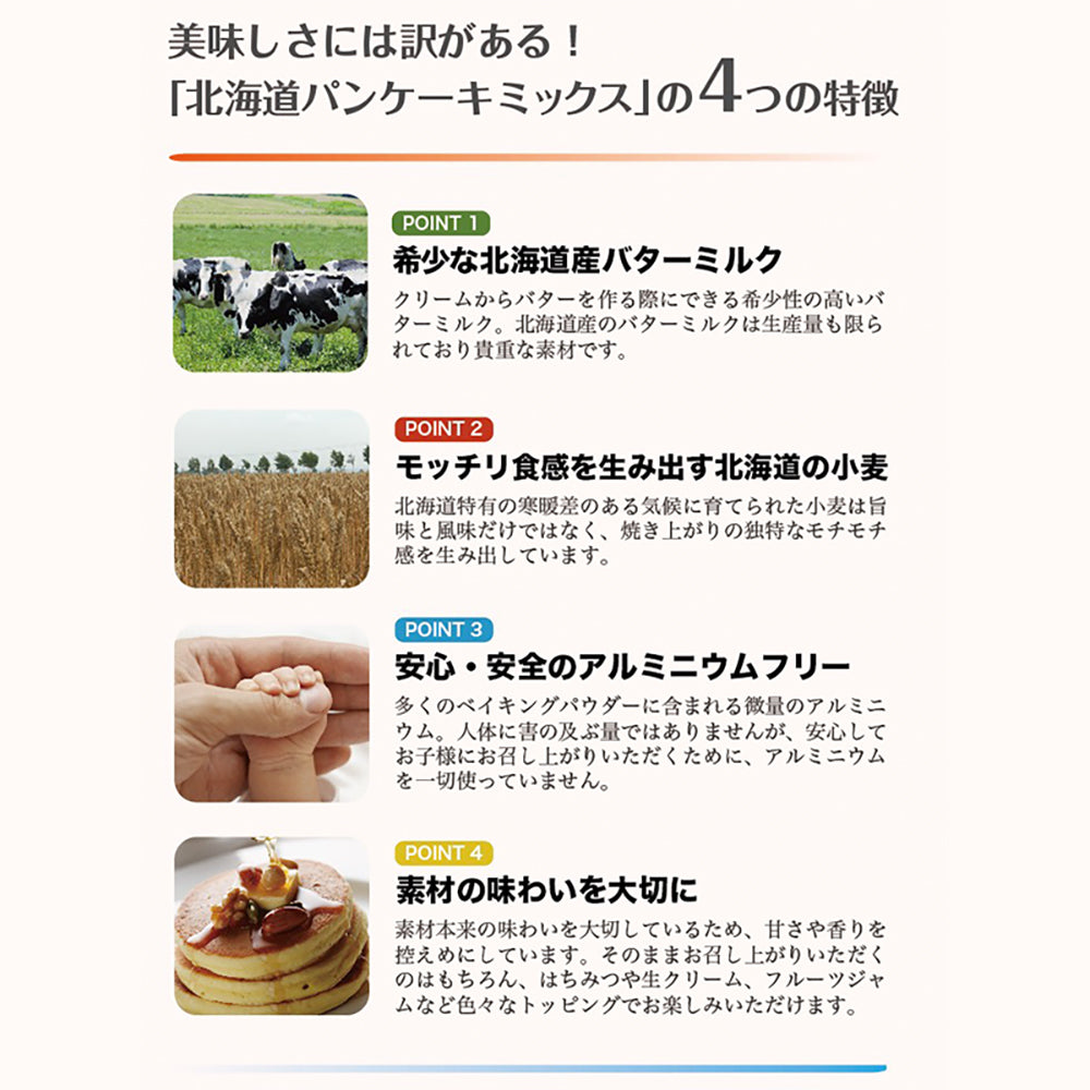 「NORTH FARM STOCK」パンケーキミックス＆ハニーナッツ＆ミルクジャム詰め合わせ【4種・2ケース】