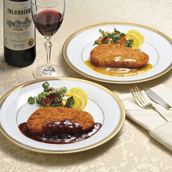 イル・ド・レ2種類のソースで楽しむポークカツレツ