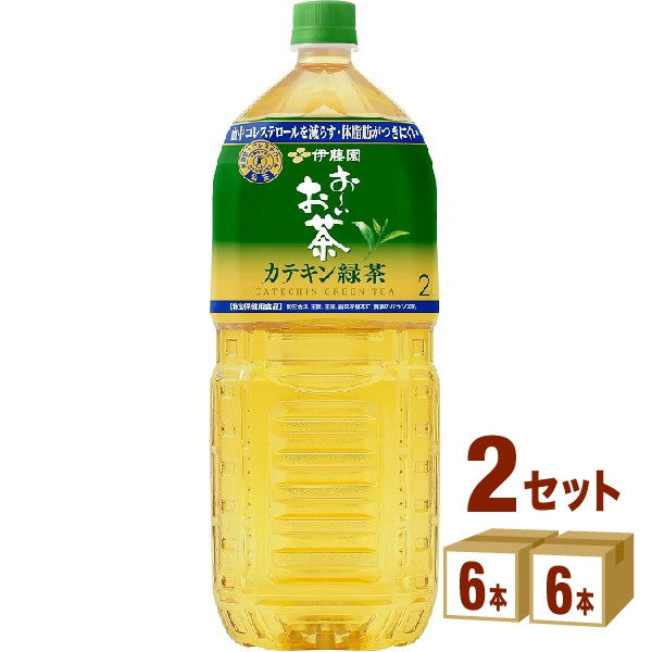 伊藤園 お～いお茶 カテキン緑茶 ペットボトル 2000ml【12本(2ケース)】