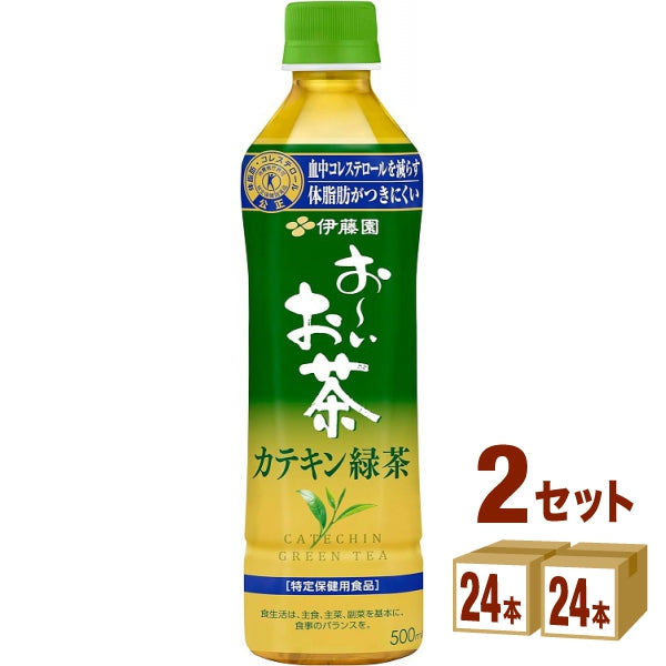 伊藤園 お～いお茶 カテキン緑茶 ペットボトル  500ml【48本(2ケース)】