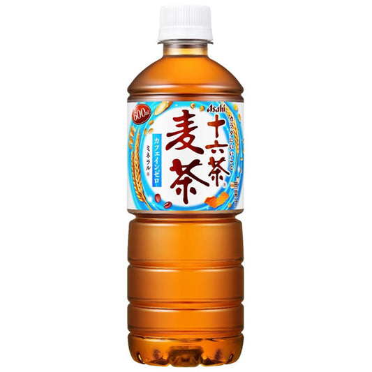 アサヒ十六茶麦茶ペット600ml【24本(1ケース)】