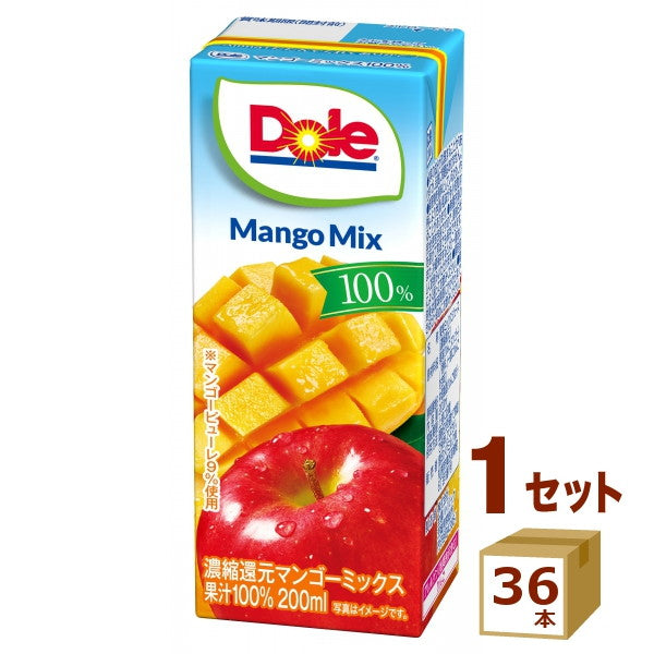 Dole ドール マンゴーミックス 100% 【200ml×36本】