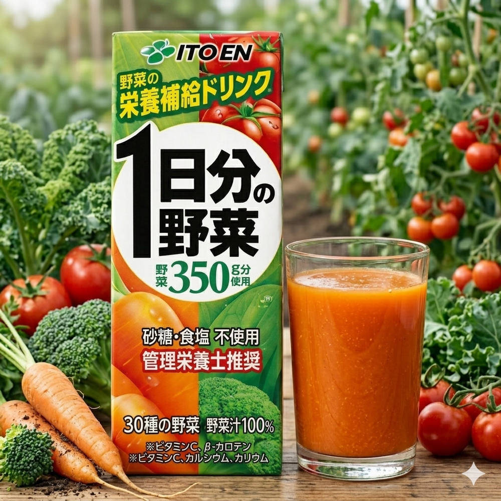 伊藤園１日分の野菜パック200ml×24本×4ケース(96本)