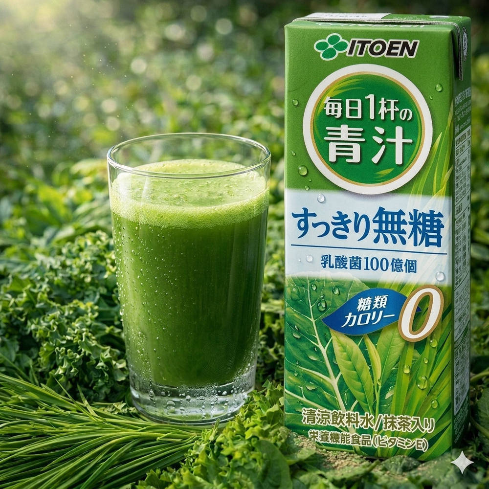 伊藤園毎日１杯の青汁すっきり無糖パック200ml×24本×2ケース(48本)