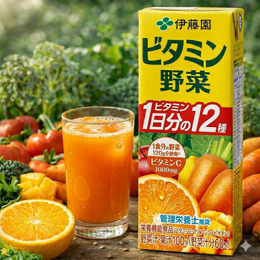伊藤園ビタミン野菜パック200ml×24本×2ケース(48本)