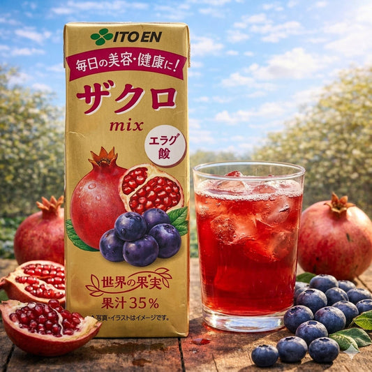 伊藤園ザクロmix紙パック200ml×24本×4ケース(96本)