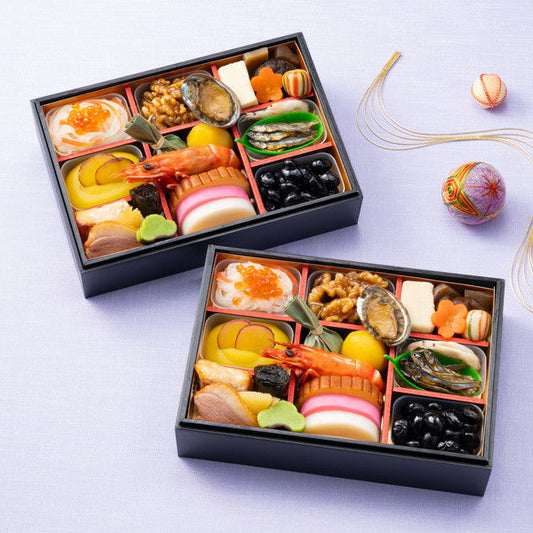 【食品ロス削減】加賀屋 和風おせち 24品 1段×2 (1人前×2)