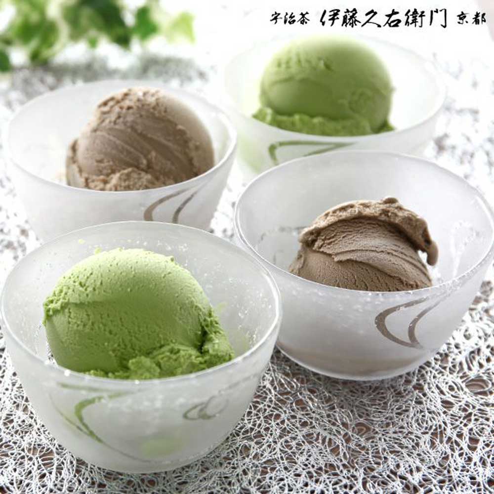 【ギフトカード】宇治二色アイスクリーム 抹茶・ほうじ茶 6個セット