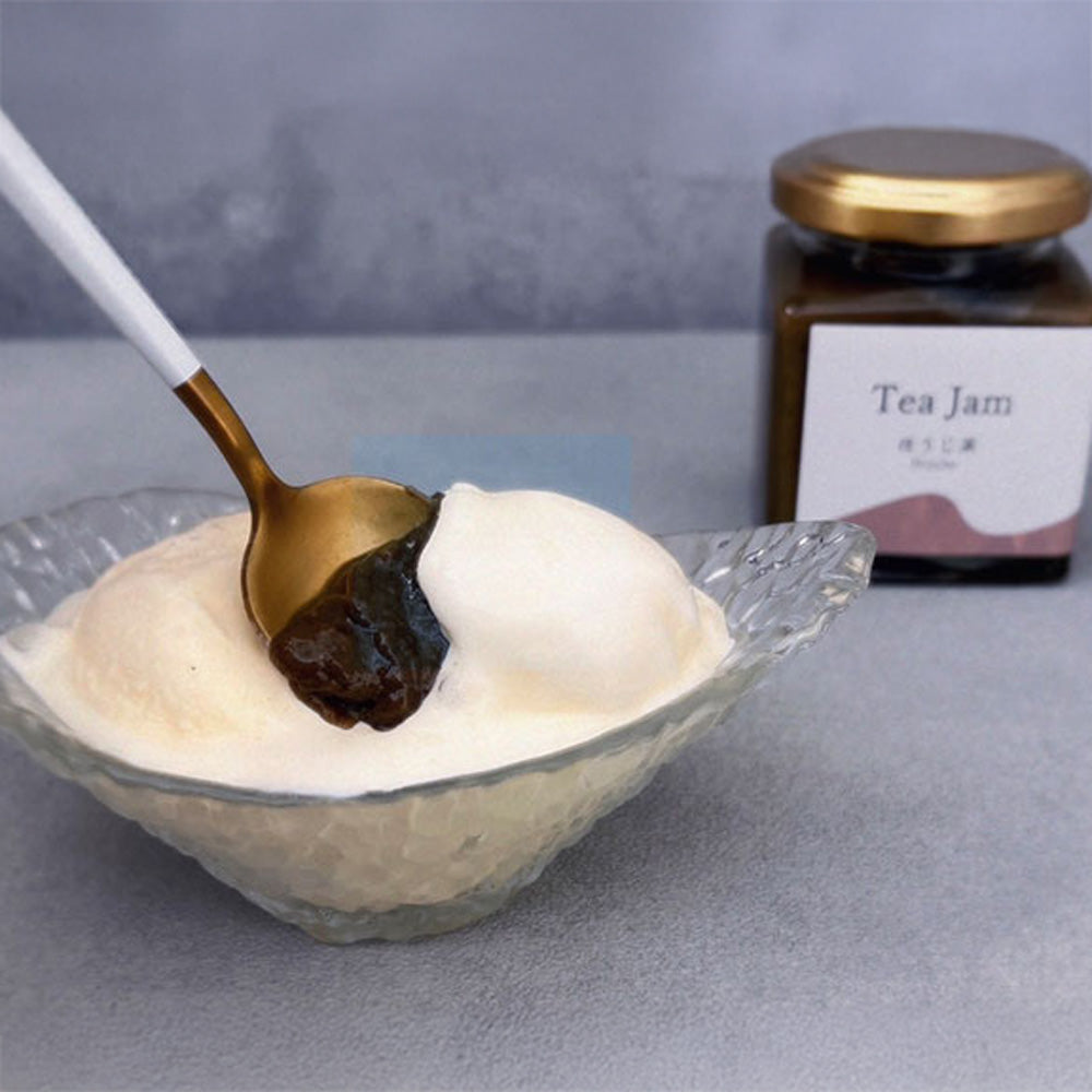 【ギフトカード】お茶と、暮らしと お茶尽くしセット Teaミルクジャム130g(ほうじ茶)・お茶っぱクッキー・緑茶ティーバッグ