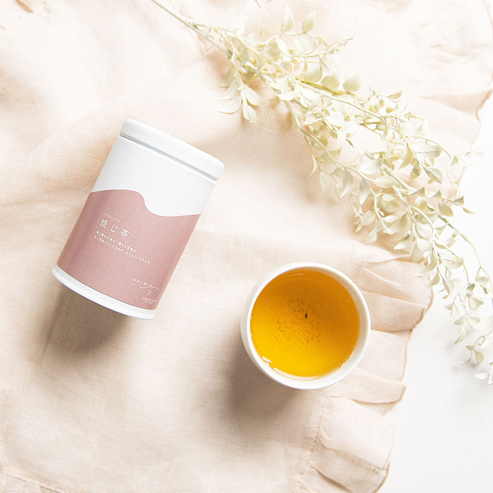 【ギフトカード】お茶と、暮らしと ティータイムセット ほうじ茶ティーバッグ缶・Teaミルクジャム130g(ほうじ茶)