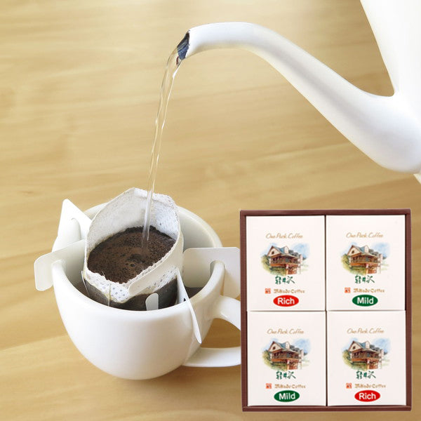 ミカド珈琲 軽井沢ワンパックコーヒーセット 8g×16袋（2種）