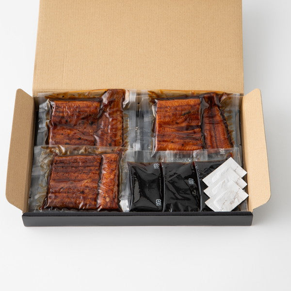 【お中元熨斗】京料理六盛国産うなぎ蒲焼 60g×3個セット