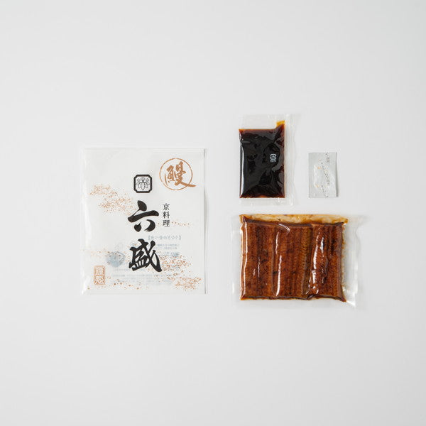 【お中元熨斗】京料理六盛国産うなぎ蒲焼 80g×3個セット