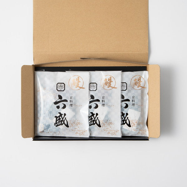 【お中元熨斗】京料理六盛国産うなぎ蒲焼 80g×3個セット