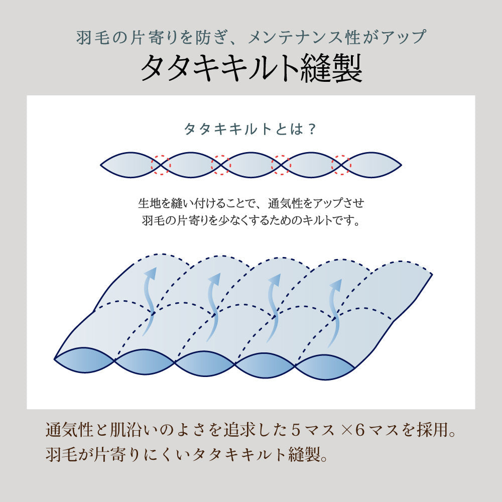ハンガリー産ホワイトダックダウン85％ 羽毛肌掛け布団 セミダブル ピンク